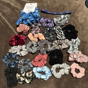 Assorted Hair Scrunchies Set